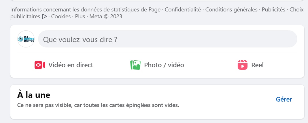 Ecrire une publication sur Facebook