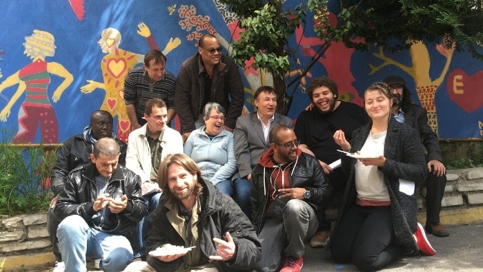 Espace convivial pour les personnes sans domicile