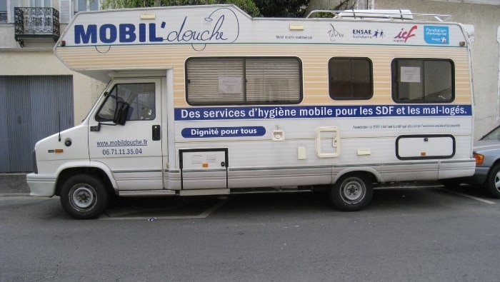 Une nouvelle Mobil’douche en Ile-de-France