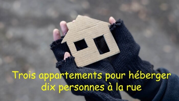 Trois appartements pour héberger et accompagner  des personnes « à la rue »