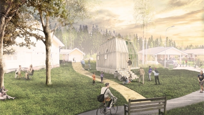 Construire une tiny-house pour héberger des réfugiés
