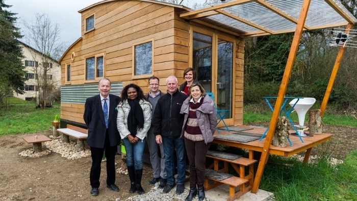 Un espace de vie dans une Tiny House à Sergy