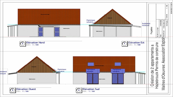 URGENCE TRAVAUX : Construction de 2 maisons Eco Espoir