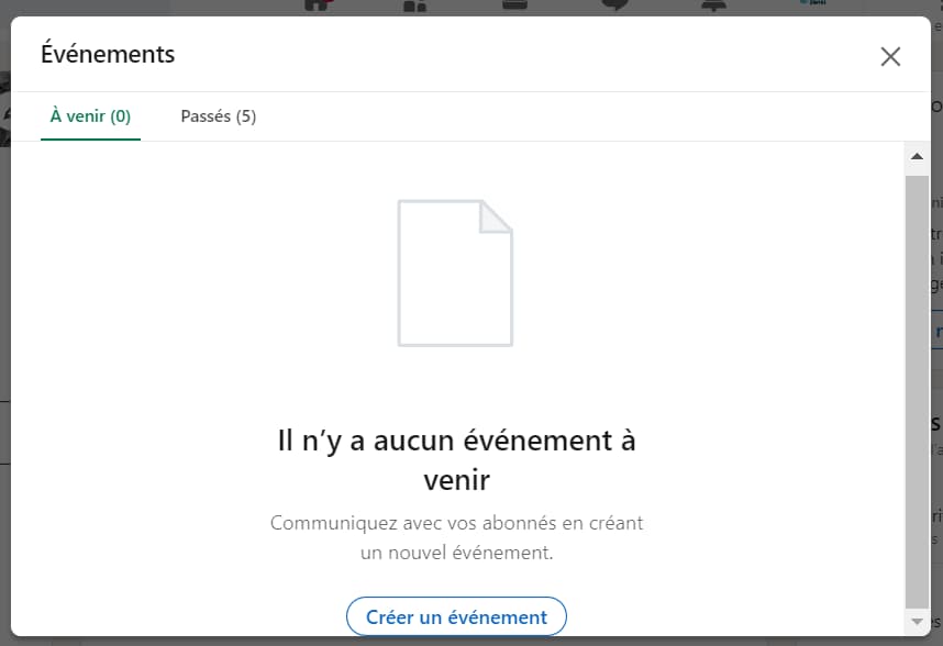 Créer un événement sur LinkedIn