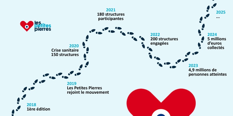Infographie évolution du Giving Tuesday France