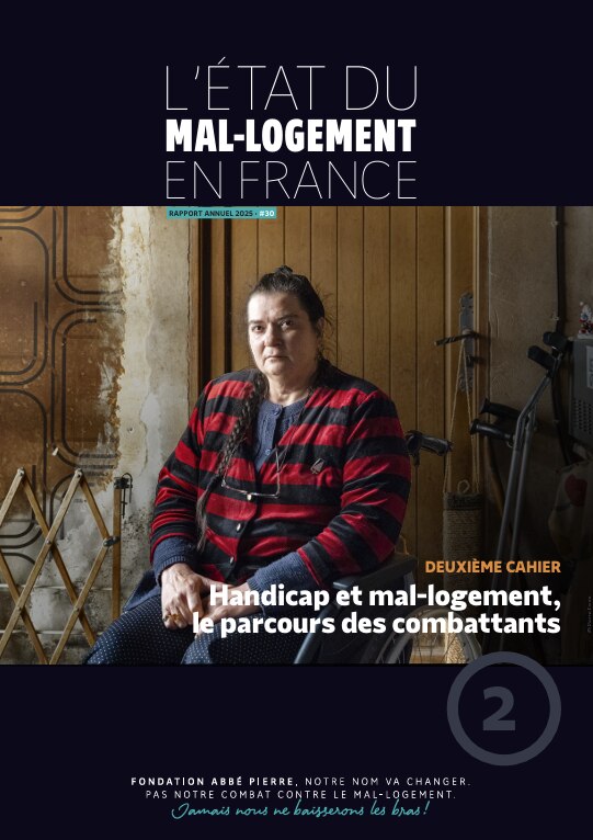 Illustration du 30eme rapport de l'état du mal-logement en France de la Fondation pour le le logement des Défavorisés
