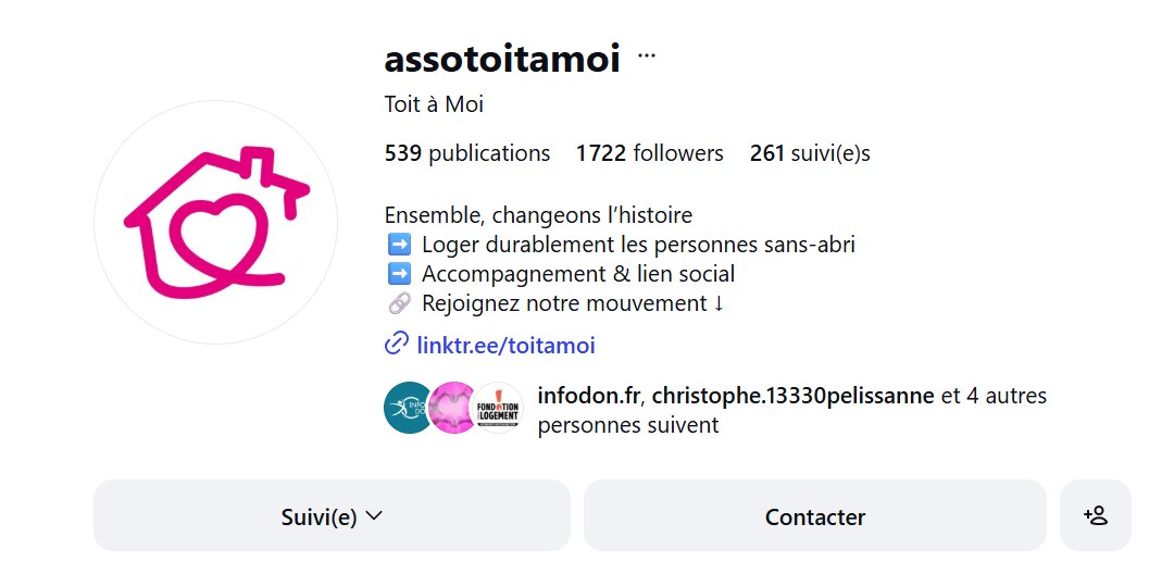 Exemple de biographie Instagram asso